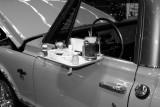 At the drive-in.