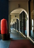 Red Vase
