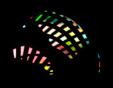 through the fan