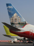 1554 23rd October 07 Air India Express 737 800 at Sharjah Airport.JPG