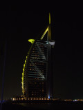 Yellow Burj Al Arab by Night Dubai.JPG