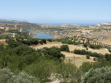 View towards the dam and the sea