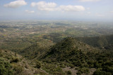View from Stavrovounie Monastry towards Larnaca