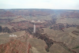 Grand Canyon with buildings for perspective