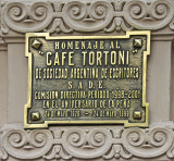 Cafe Tortoni Sign