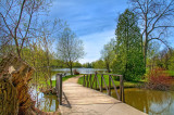 Foot-bridge, Victoria Lake, Stratford