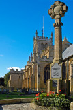 War Memorial and church, Martock (1598)