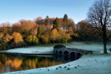 Frost and turf bridge, Stourhead (1572)