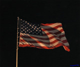 Evening with our flag