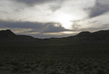 Sunset along the route.