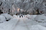 Round 1: 11th Street NE under a canopy...