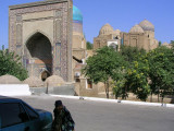 Samarkand - the incredibly beautiful Shah-i-zinda masoleum complex