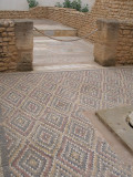 El Djem - Roman villa restored mosaic floor