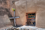 Cross and Window at Chimayo