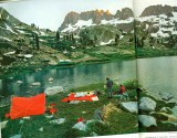 Retro Tent In   Ritter Range  Along Pacific Crest Trail ( 1971 )