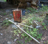 Nothing Wasted,, OLd Coleman Fuel Can Becomes Pot