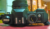 Controls Of Konica FS-1 ( All Electronic, Even Film Advance)