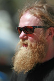 Biker  Enjoys A Great Day To Ride To  Swallow Fest 
