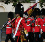 Ensign of Welsh Guards carrying Colour.JPG