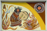 Kamchatkan shaman mural enlivens a gift store