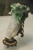 Jade sculpture of a bok choi cabbage