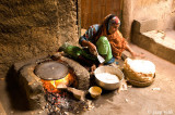 Traditional bread baking