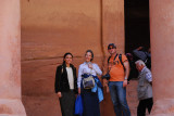 Posing infront of the Treasury (The Khazneh)