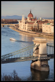 The Chain Bridge and the Hungarian Parliament