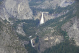 Vernal and Nevada Falls from Glacier Point