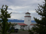 Theres a lighthouse at the start of the spit.