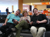 At the airport - Bob, Julie and Lorie