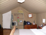 Our tent at Lemala Camp - very comfy!