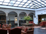 The interior lobby of the hotel, this place is incredible!
