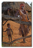Mujer Hamer y su hijo - Hamer woman and child