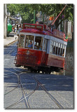 Viejo tranvia en Alfama  -  Old streetcar in La Alfama
