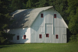 White Barn Red Windows
