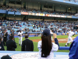 Getting a picture of her hero