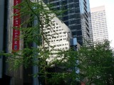 Reflection in the MoMA facade