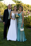 Bride and parents