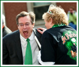 The Mayor Hears a Good One At The St. Pats Parade