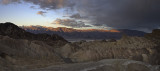 panorama. Death Valley, Zabriskie Point
