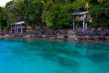 Bungalow with coral garden