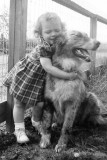 1951 - Ginny and her Dog