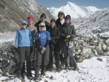 Leaving Gokyo and Cho Oyu behind on the way to Cho La Pass