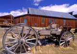 Wagon at ghost town, Bodie State Park, CA