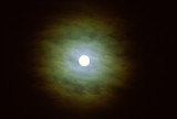 (METE73) Altostratus translucidus with corona around the moon, Lake County, IL