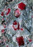 (MN25) Corundum, var. ruby, Mysore, India