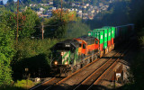 BNSF 6841 leads a SB freight out of Tacoma, WA - September 2007