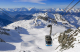 View over Col des Gentianes