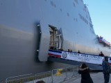 USS New York ramp